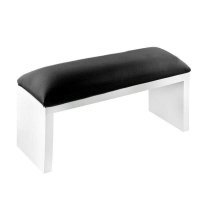 Подлокотник на белых деревянных ножках (Black)